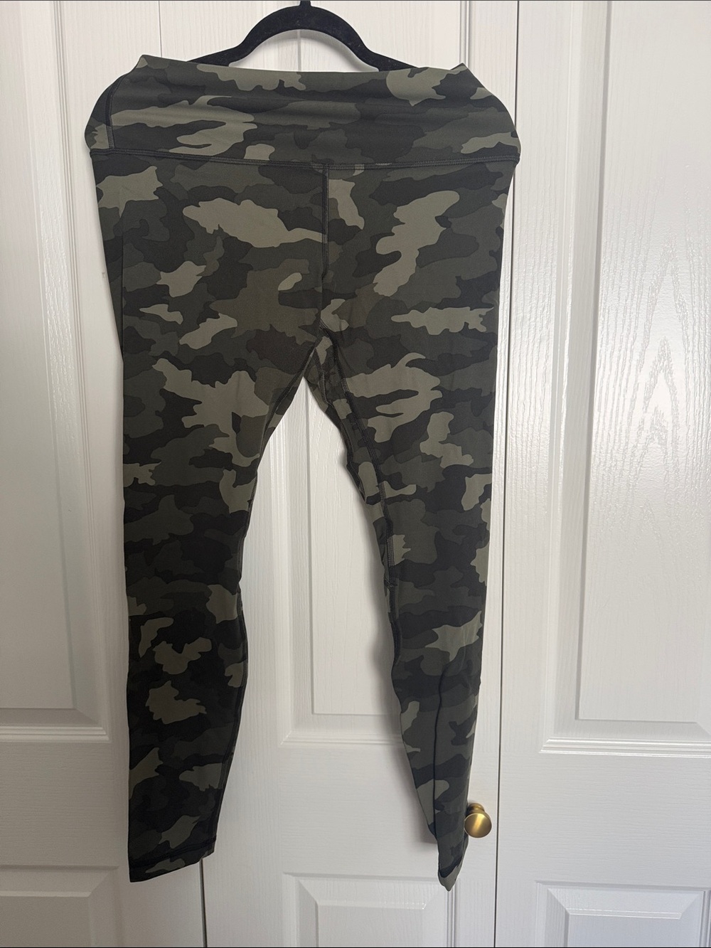 lululemon athletica Camo High-Rise Leggings - Olive & Dark Green